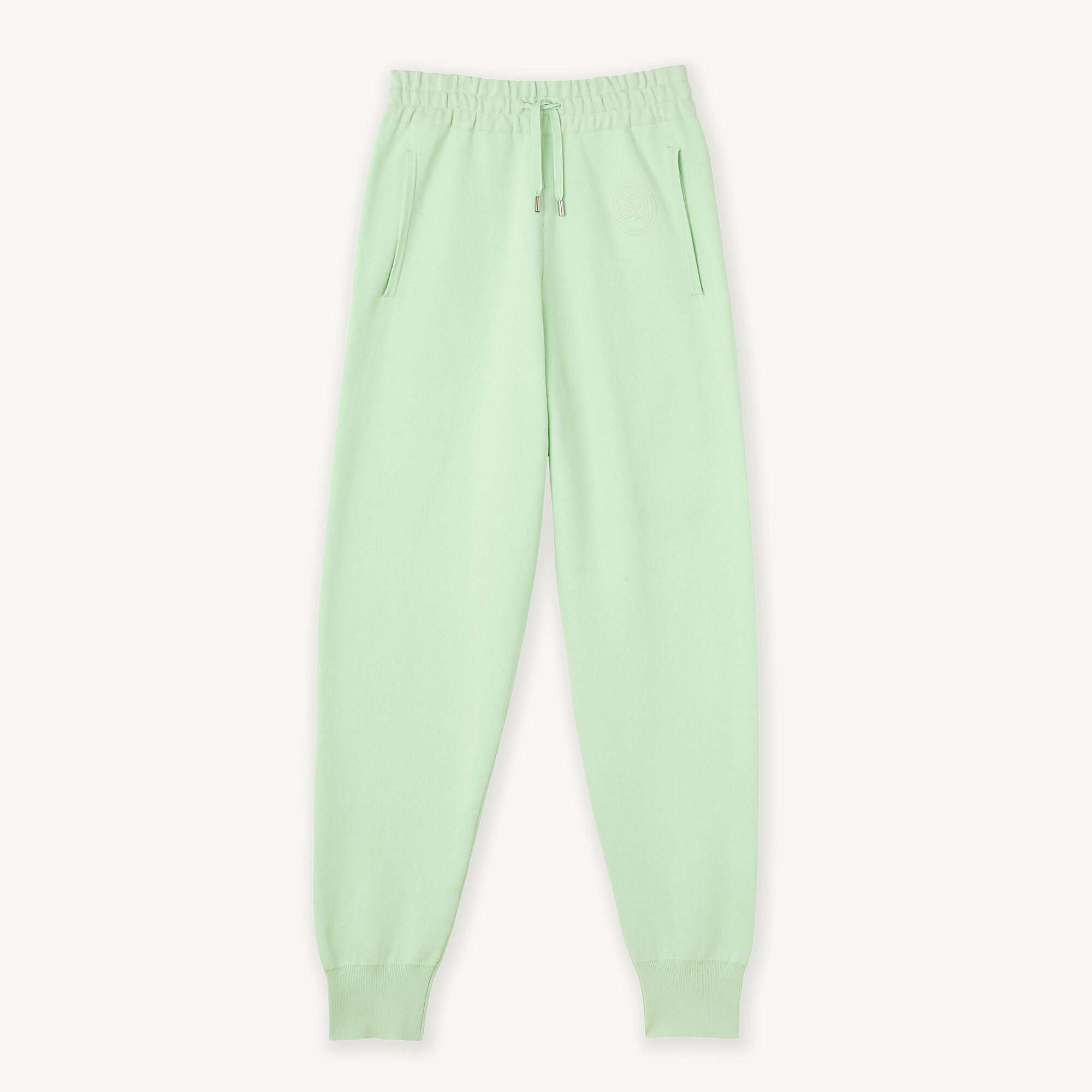 Pantal n de jogging de punto SFPPA00871 Menta