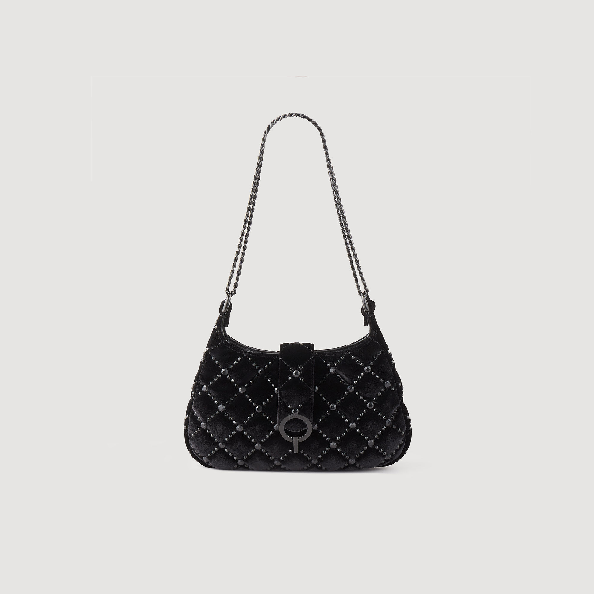 Bolso terciopelo negro deals