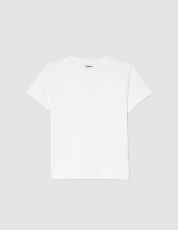Camiseta doble S Blanco Femme