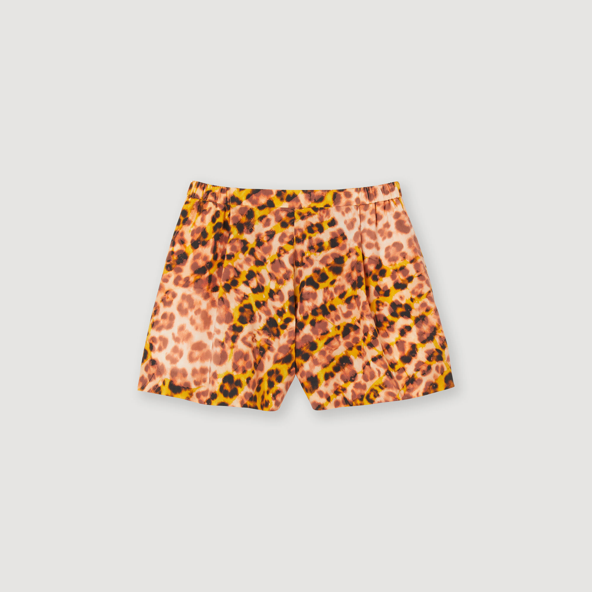 Short de estampado de leopardo