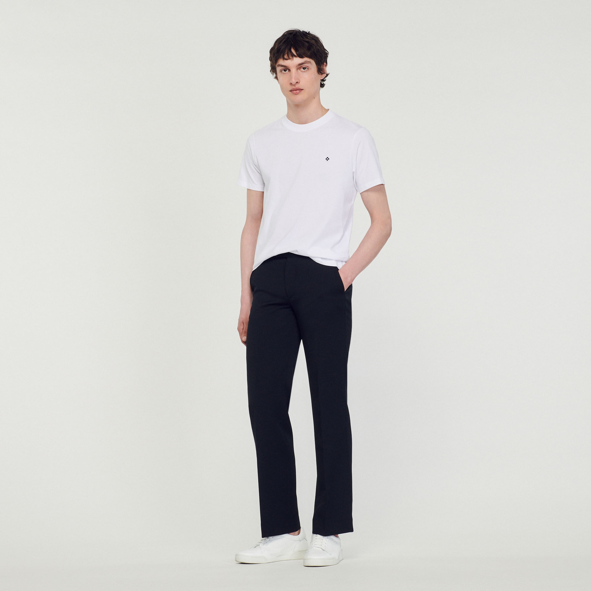 Camiseta con parche Square Cross