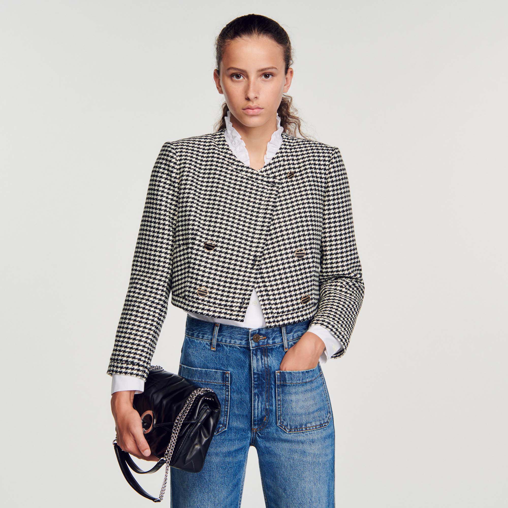 Sobrecamisa pata de cheap gallo