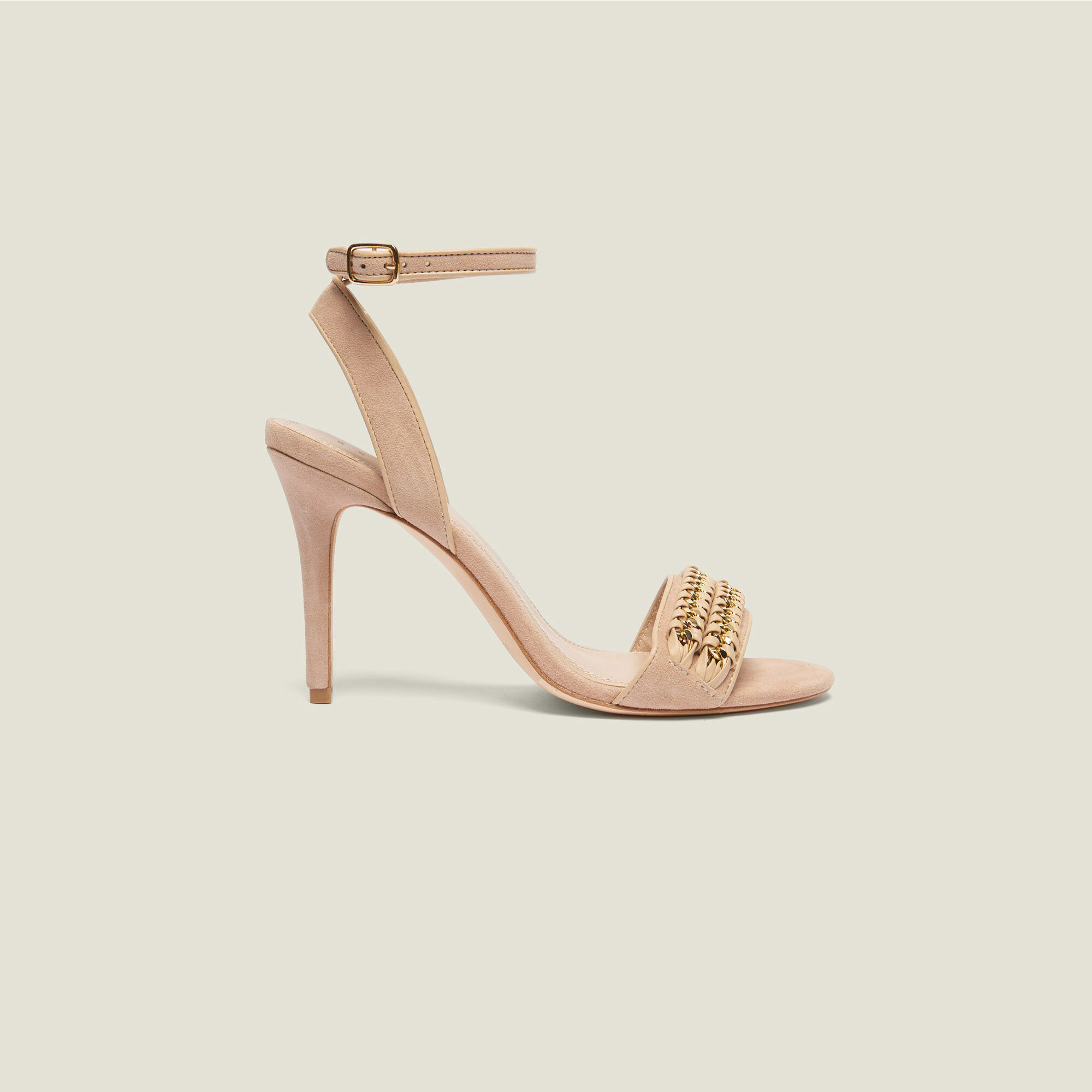 Con Detalle De Sandalias Trenzada Cadena WxBoCeQrd