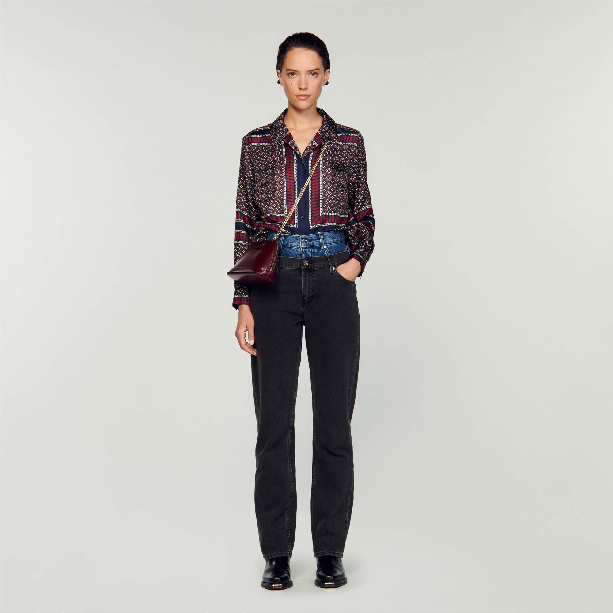 Camisa sandro paris outlet