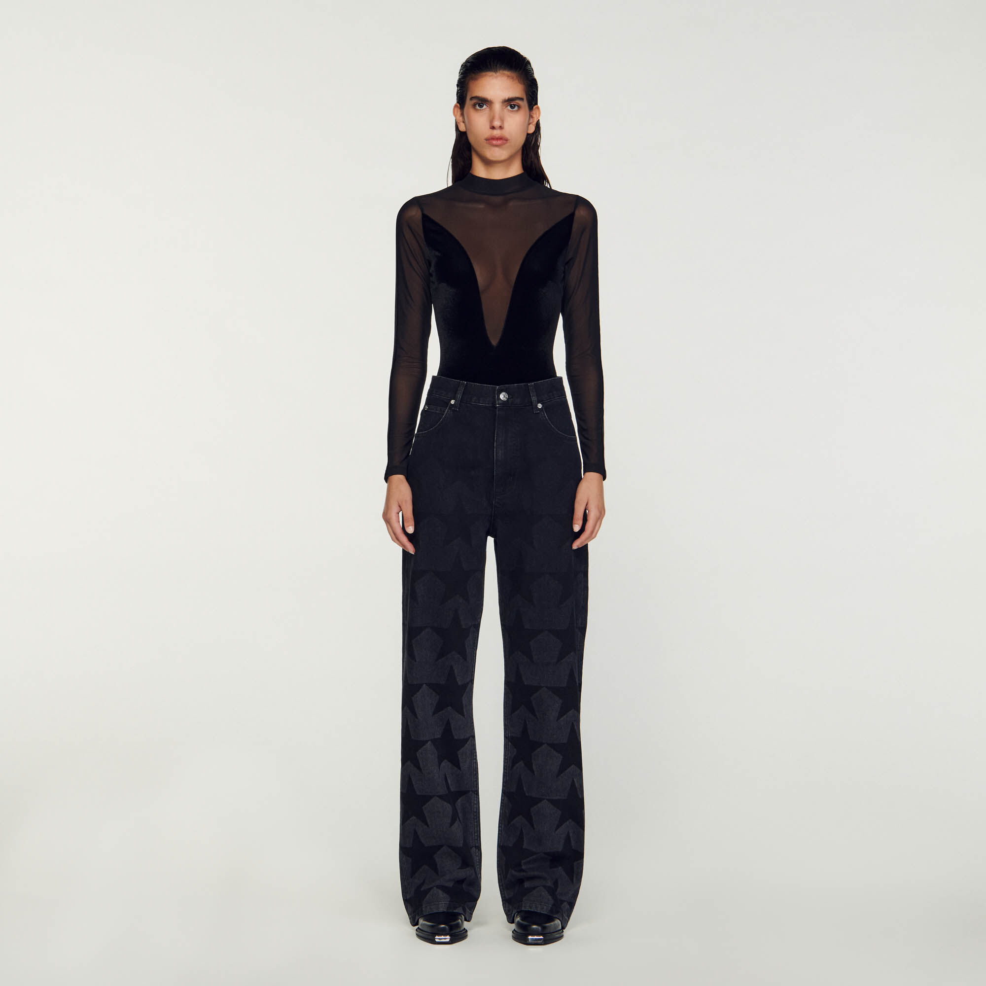 Pantalon discount vaquero recto