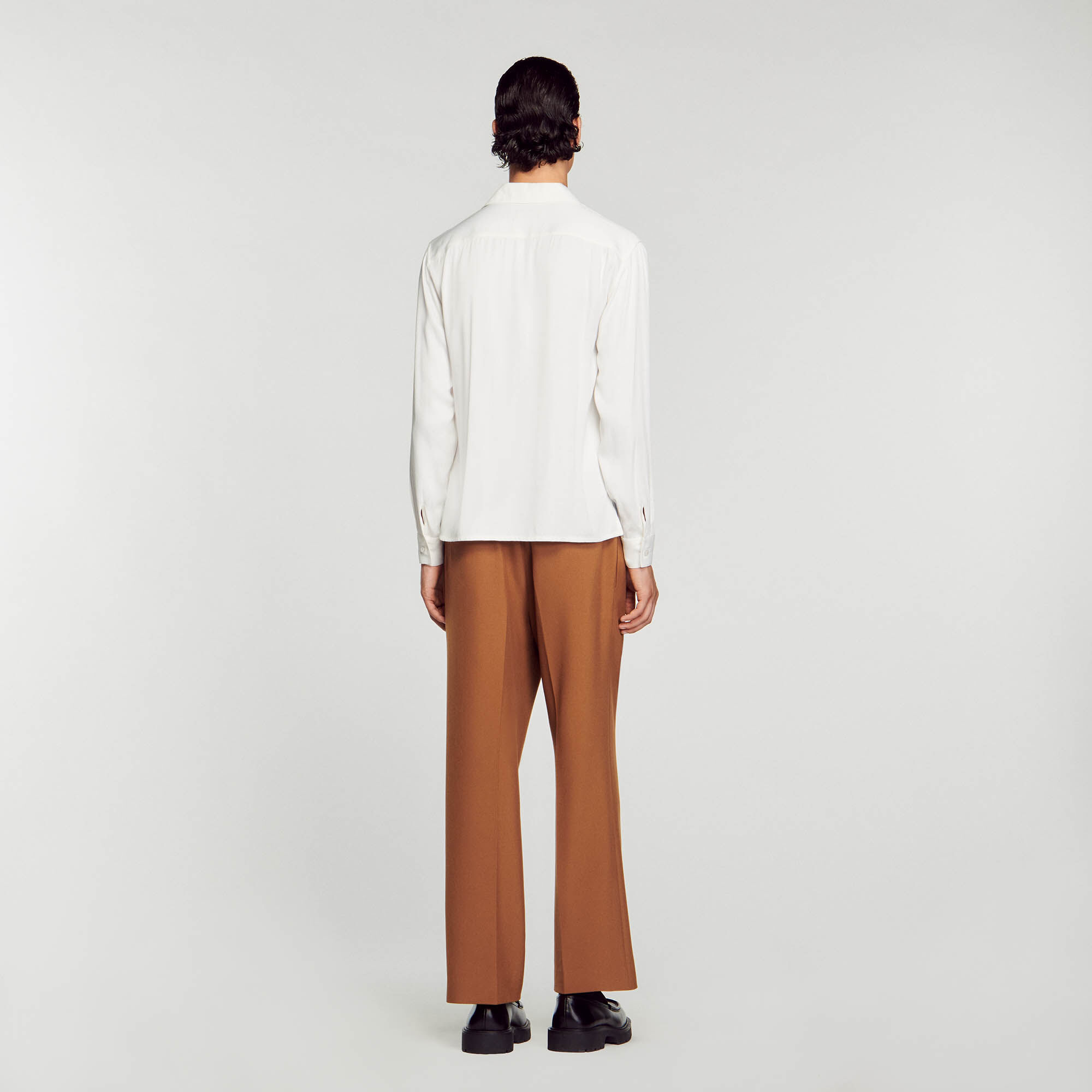 Camisa best sale fluida hombre