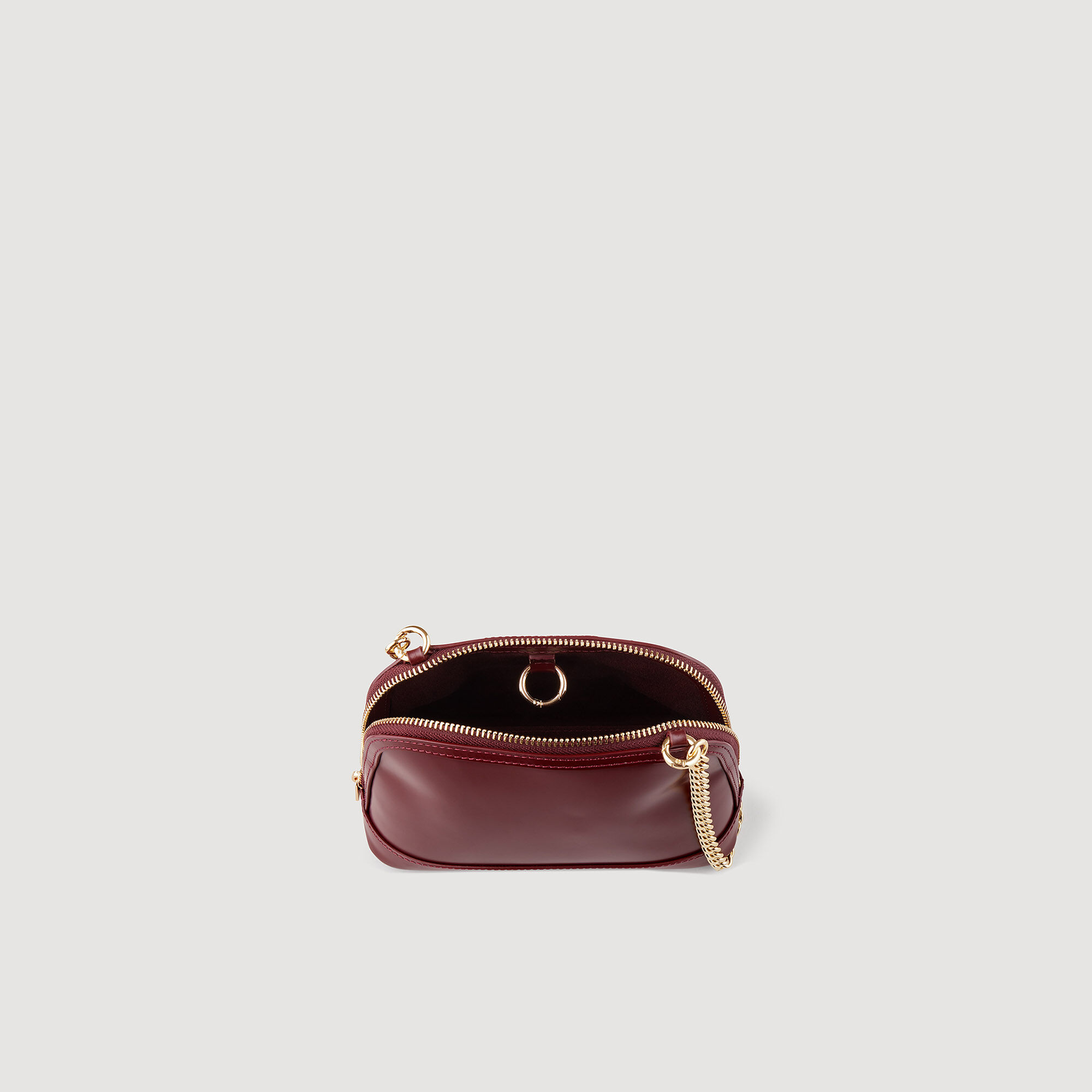 Bolso Rittah de piel lisa SFASA01067 Burdeos Todos Bolsos