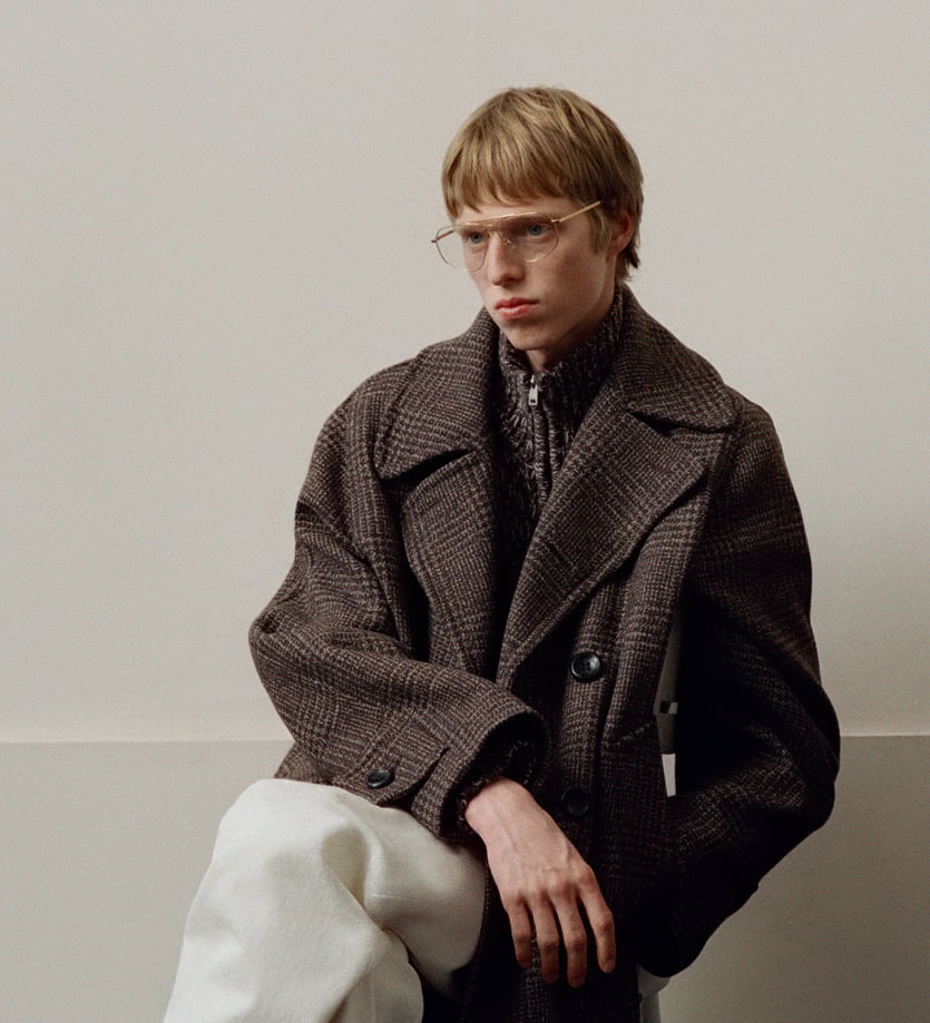 Abrigo marrón para hombre - Sandro Paris