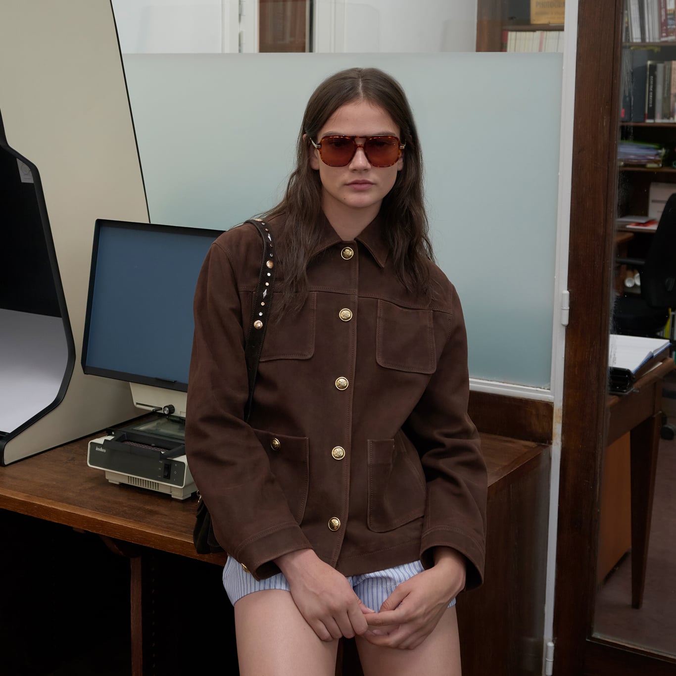 El abrigo «Cardi-coat» para mujer de Sandro Paris
