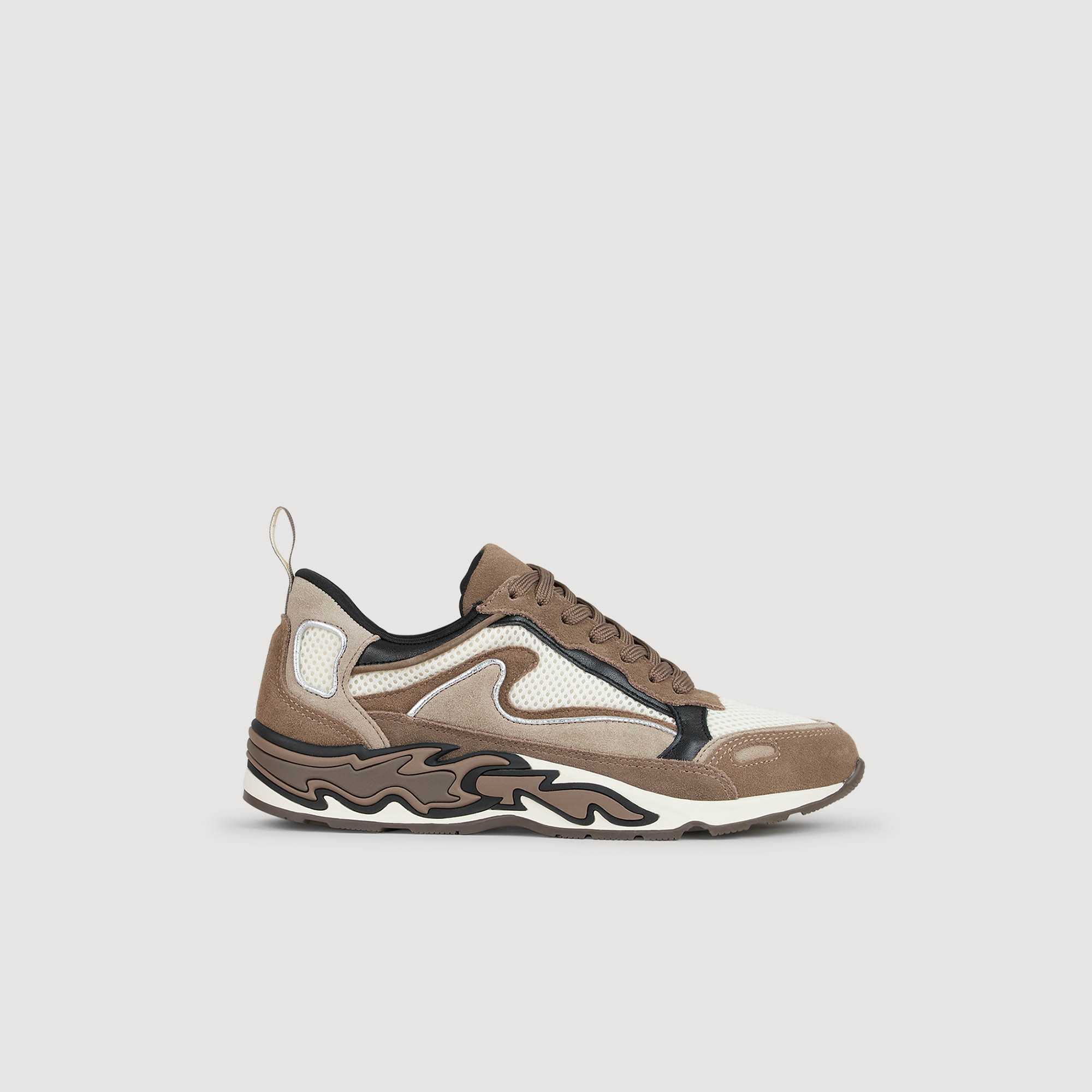 Deportivas Flame marrón para mujer | Sandro Paris